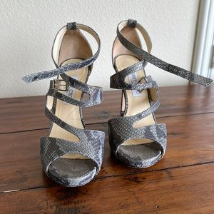 Jimmy Choo stilettos. Worn only 5 times. In great condition.